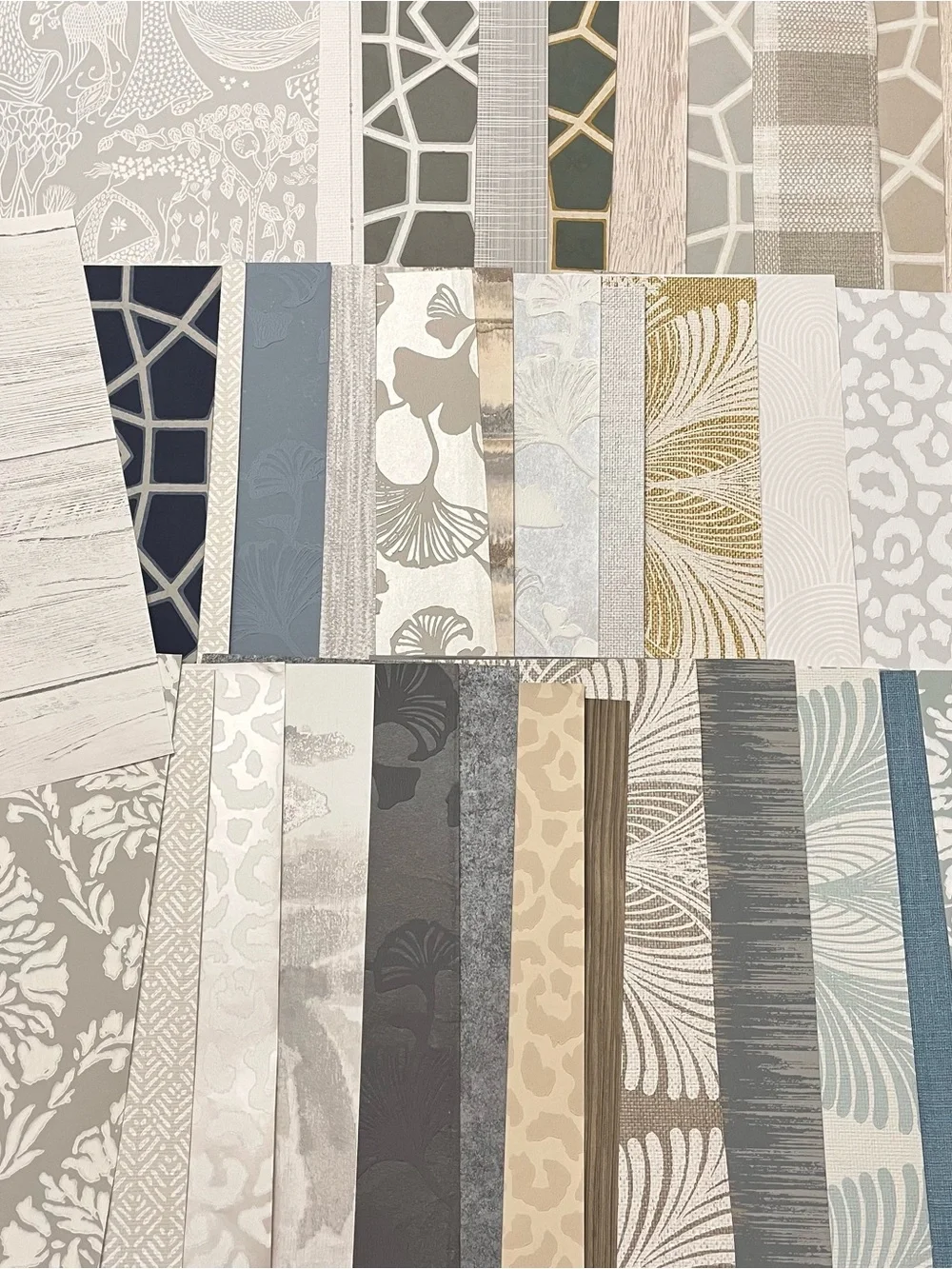 40 Large Assorted Designer Wallpaper Sample Arts&Crafts Scrapbooking Collection